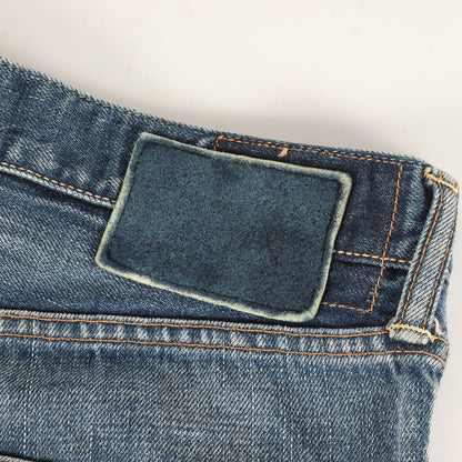 ヴィンテージ加工 スリム デニムパンツ(SOCIAL SCULPTURE DENIM 04 D9)
