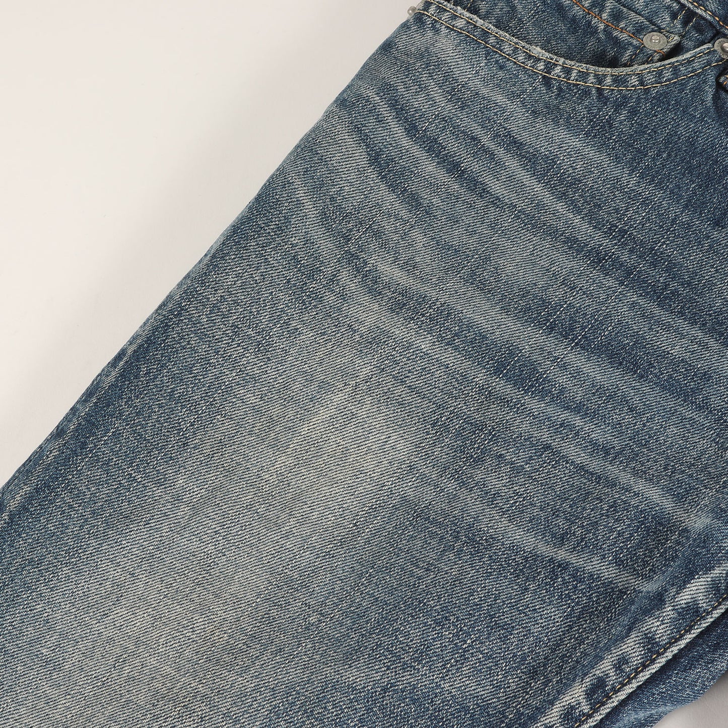 ヴィンテージ加工 スリム デニムパンツ(SOCIAL SCULPTURE DENIM 04 D9)