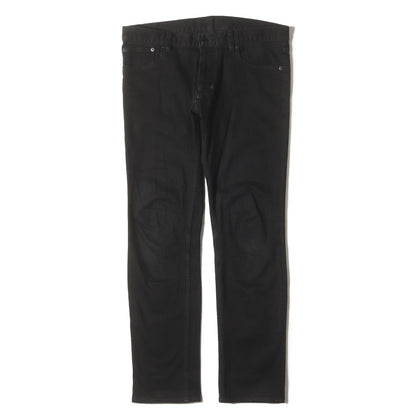 06AW NOIR期 ストレッチ スリム ブラックデニムパンツ