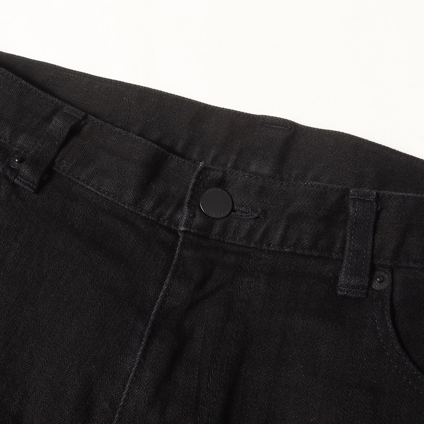 06AW NOIR期 ストレッチ スリム ブラックデニムパンツ