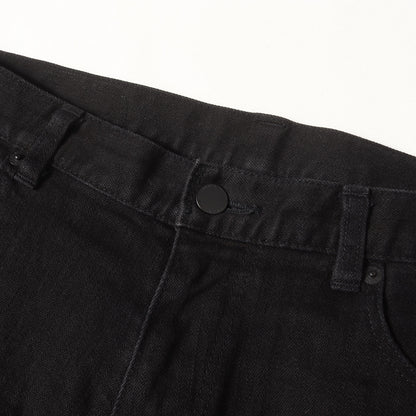 06AW NOIR期 ストレッチ スリム ブラックデニムパンツ