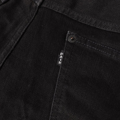 06AW NOIR期 ストレッチ スリム ブラックデニムパンツ