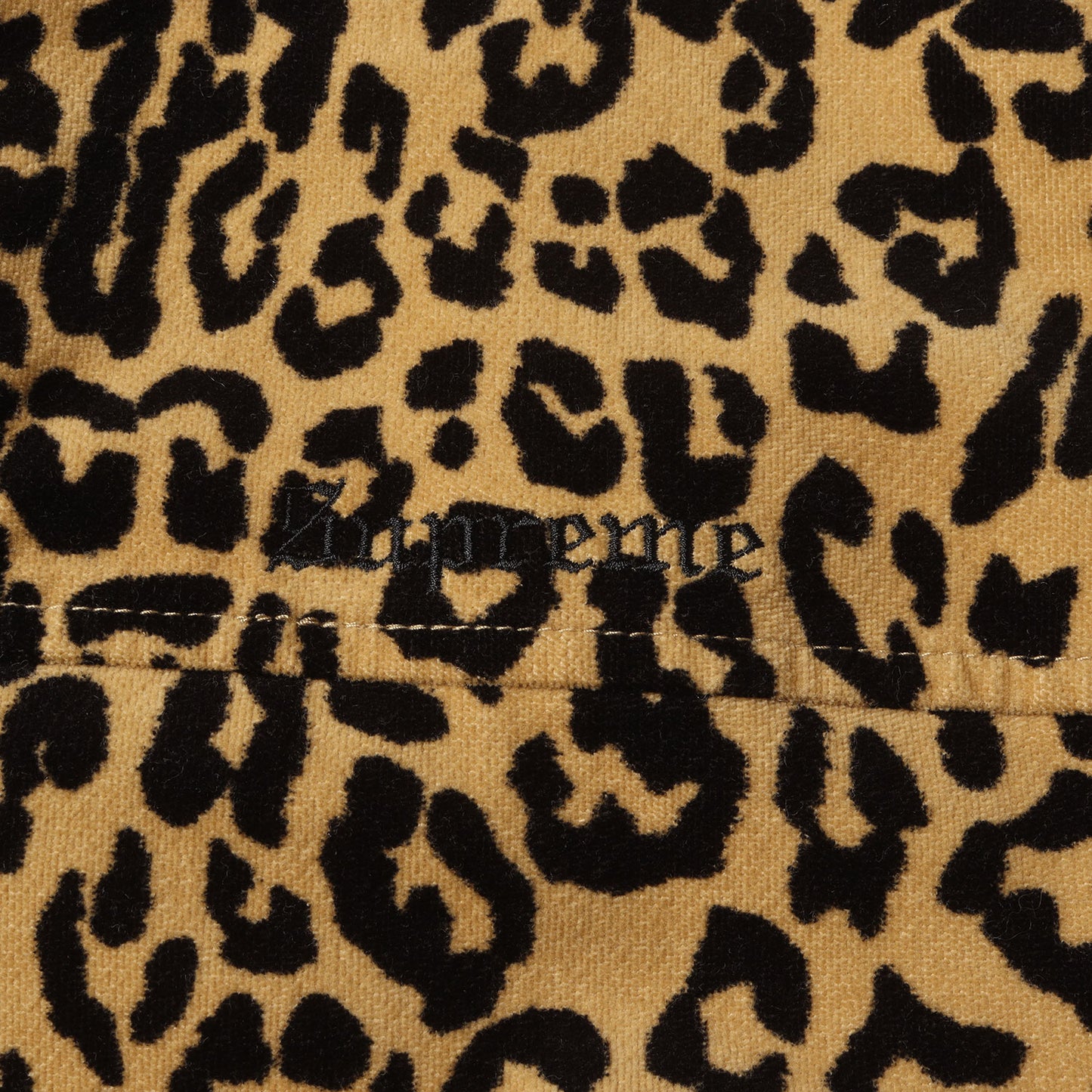 24AW ×Kindermann レオパード柄 モールスキン ボア カーコート(Uncut Corduroy Car Coat)