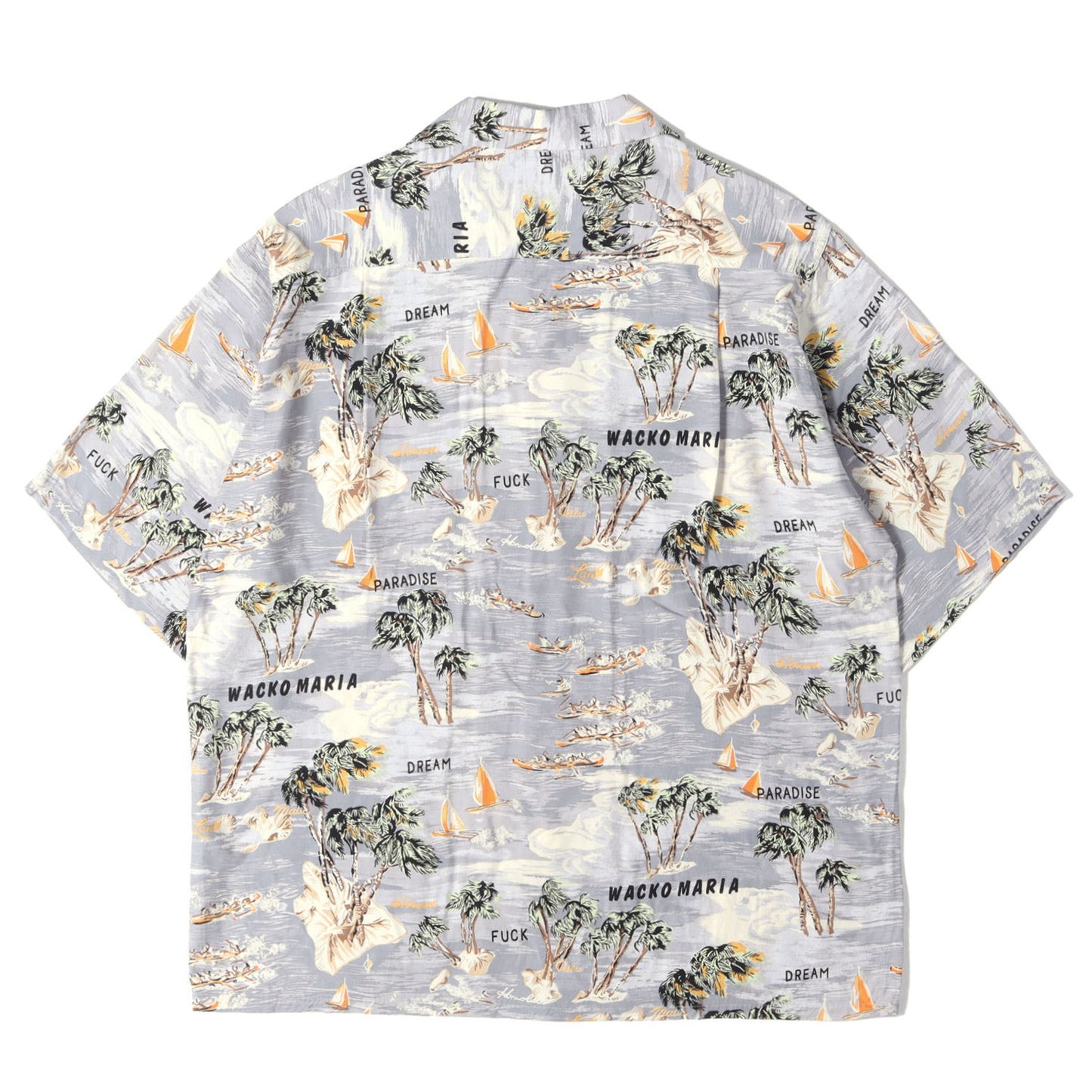 24SS トロピカル柄 レーヨン ハワイアンシャツ / アロハシャツ(HAWAIIAN SHIRT)