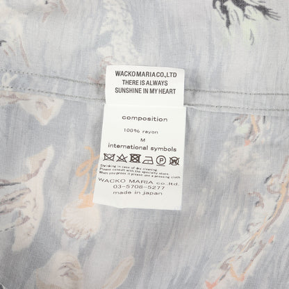 24SS トロピカル柄 レーヨン ハワイアンシャツ / アロハシャツ(HAWAIIAN SHIRT)