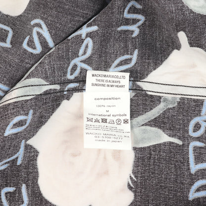 21SS ローズ柄 レーヨン ハワイアンシャツ / アロハシャツ(HAWAIIAN SHIRT S/S)