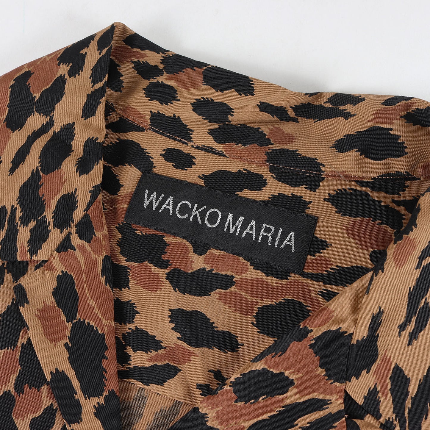 25SS レオパード柄 レーヨン 長袖 ハワイアンシャツ / アロハシャツ(HAWAIIAN SHIRT L/S)