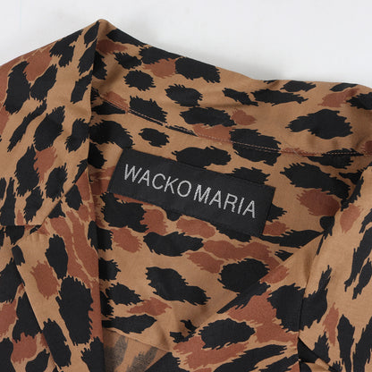 25SS レオパード柄 レーヨン 長袖 ハワイアンシャツ / アロハシャツ(HAWAIIAN SHIRT L/S)