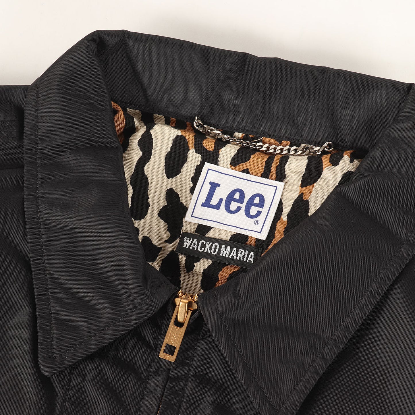 25SS ×Lee 裏地レオパード柄 ワークジャケット(NYLON 91-B JACKET)