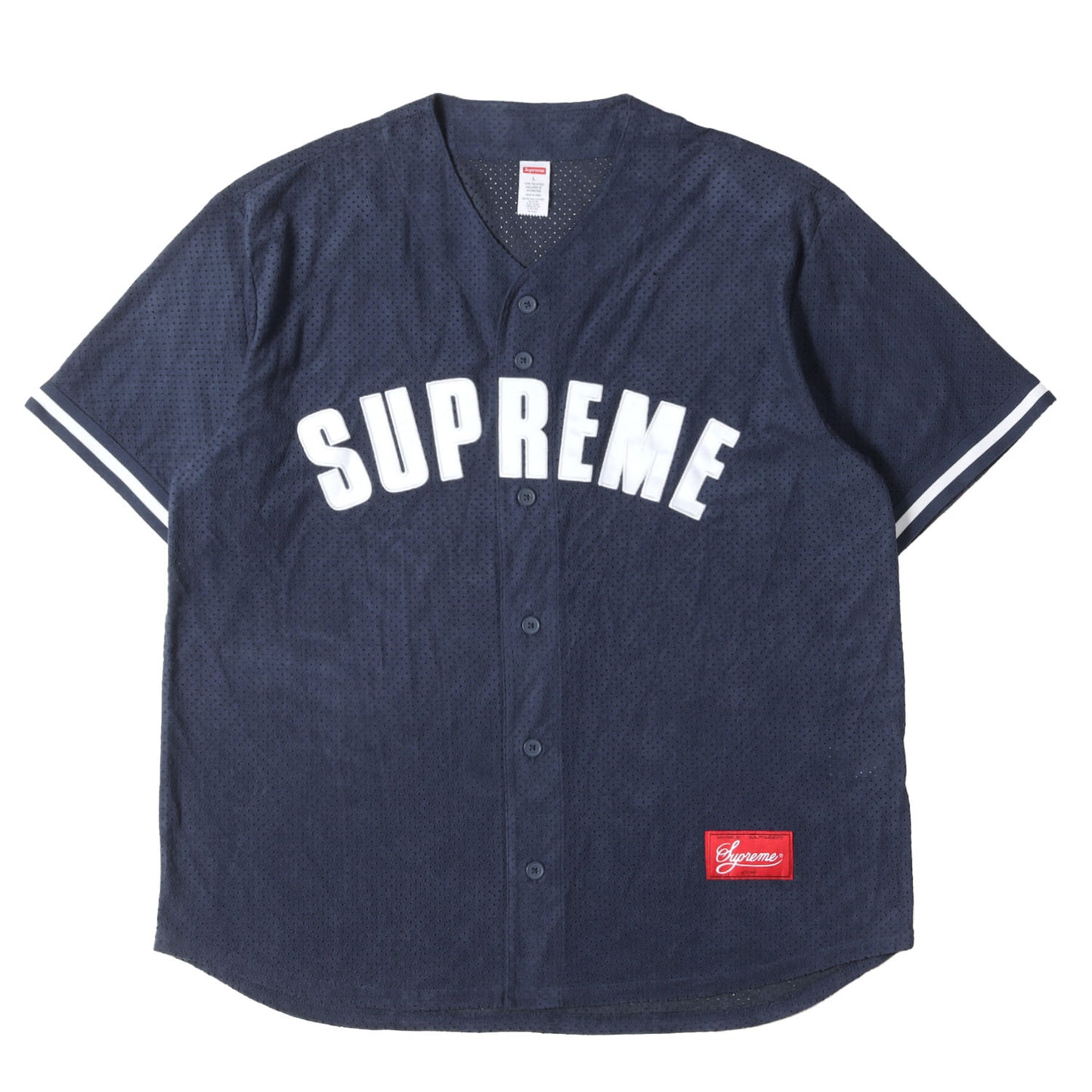 24SS ウルトラスウェード メッシュ ベースボールシャツ(Ultrasuede Mesh Baseball Jersey)