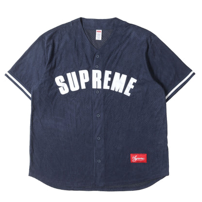 24SS ウルトラスウェード メッシュ ベースボールシャツ(Ultrasuede Mesh Baseball Jersey)