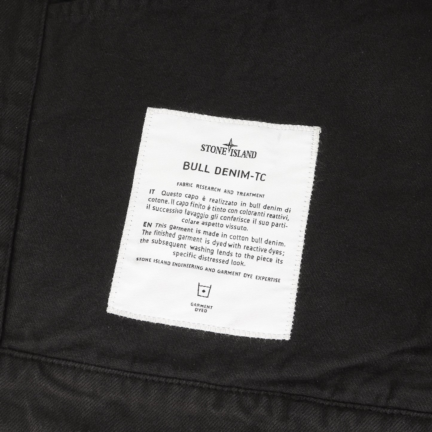23AW ×STONE ISLAND バックロゴ デニム トラッカージャケット(Denim Trucker Jacket)