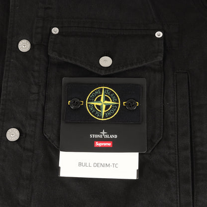 23AW ×STONE ISLAND バックロゴ デニム トラッカージャケット(Denim Trucker Jacket)