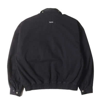 24AW 襟レザー 裏地キルティング ワーク ジャケット(Leather Collar Utility Jacket)