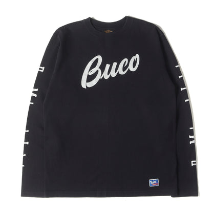 BUCO プリント ロングスリーブ Tシャツ