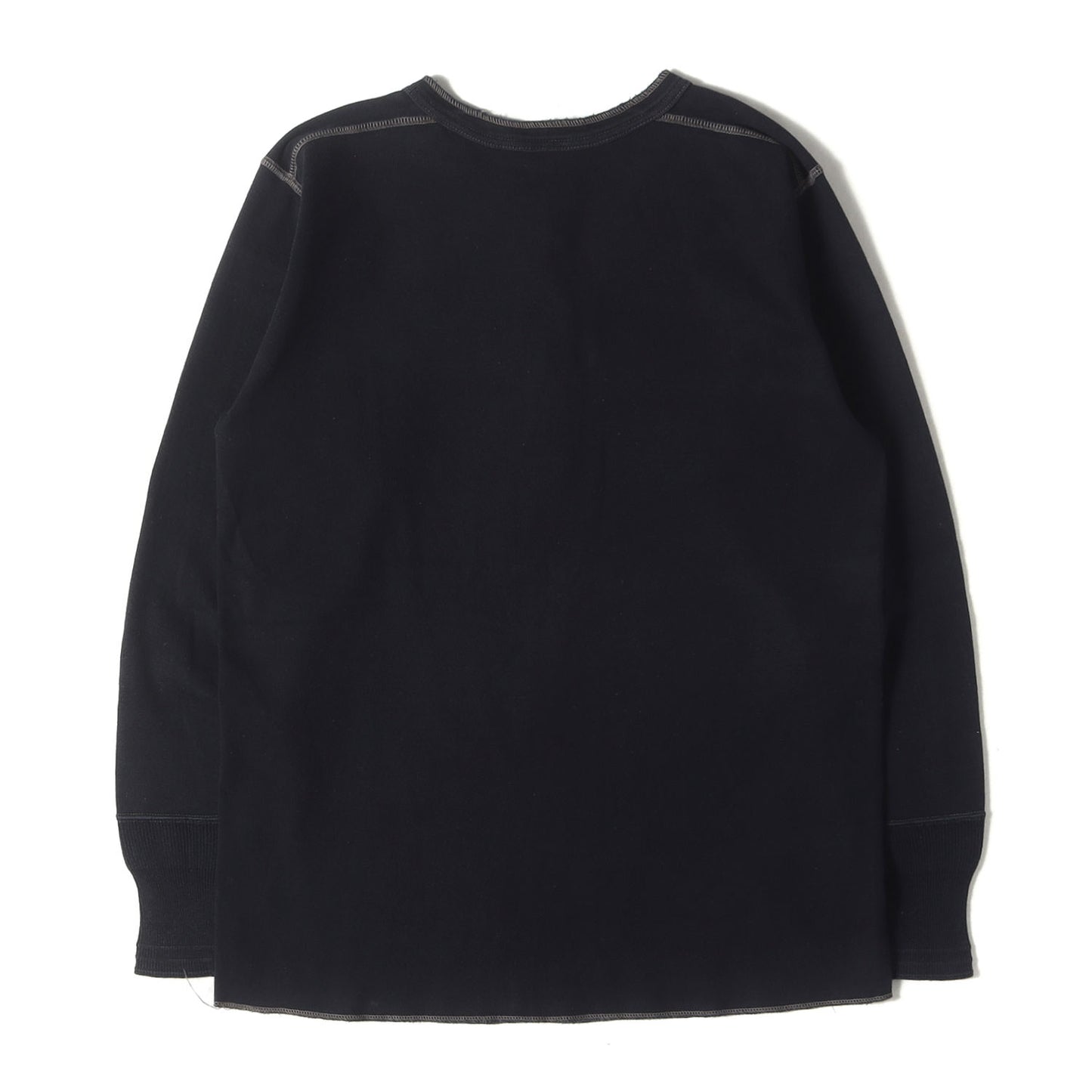 ヘンリーネック 無地 ロングスリーブ Tシャツ