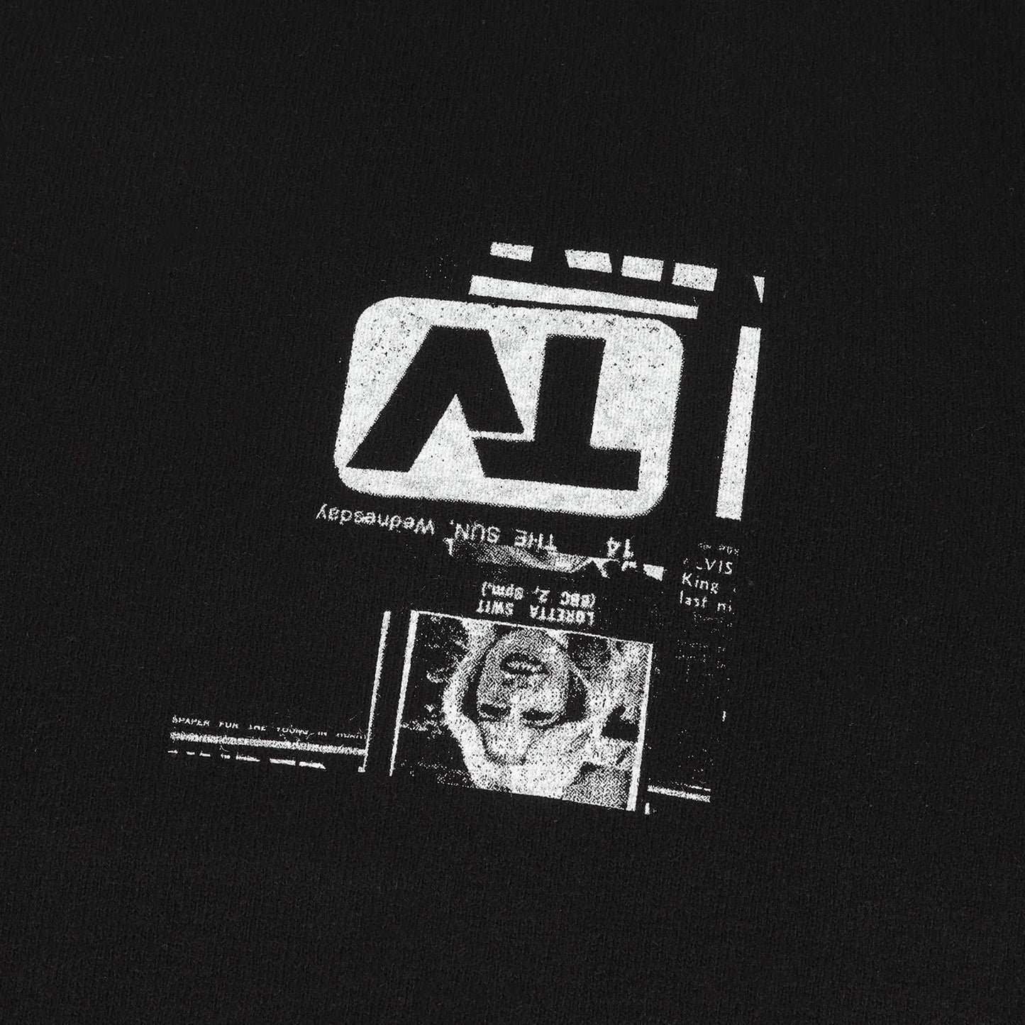 25AW ×out stand IN グラフィック ニット セーター(CREWNECK SWEATER)