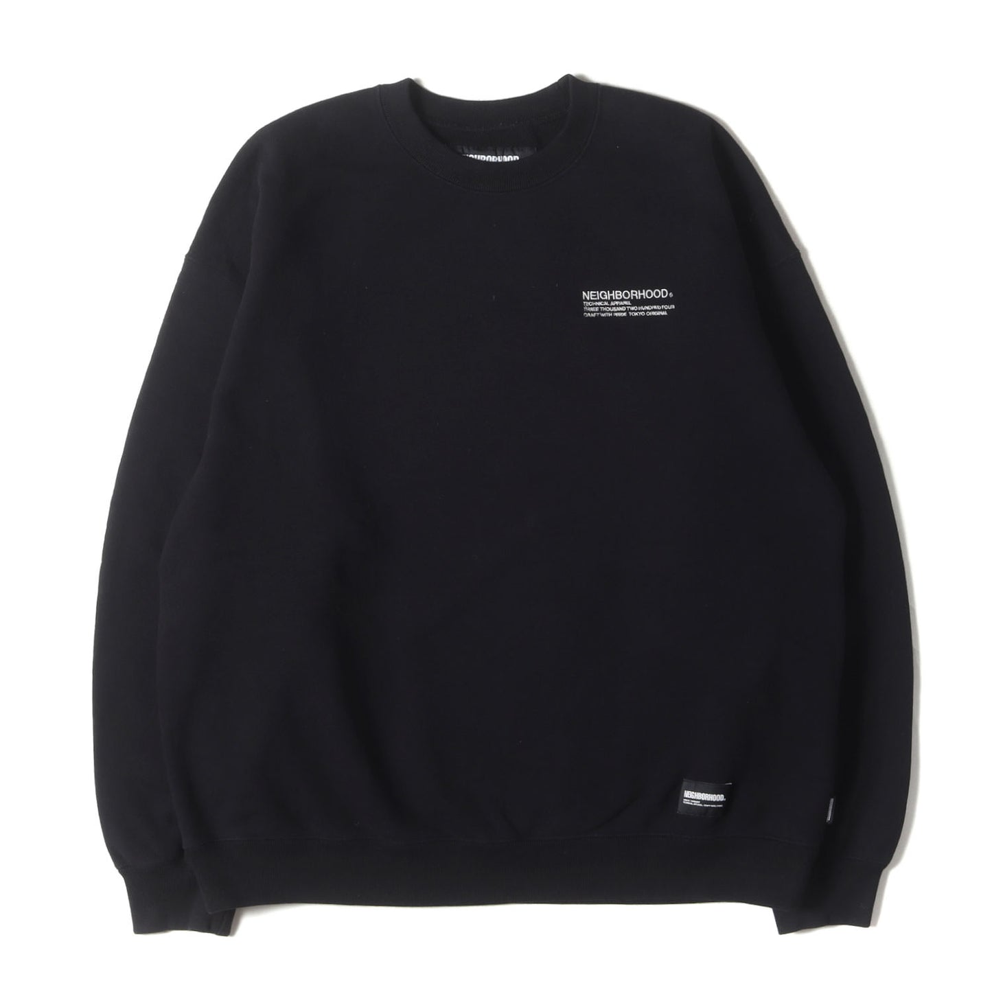 24SS ブランドロゴ刺繍 クルーネック スウェット(PLAIN SWEAT SHIRT LS)
