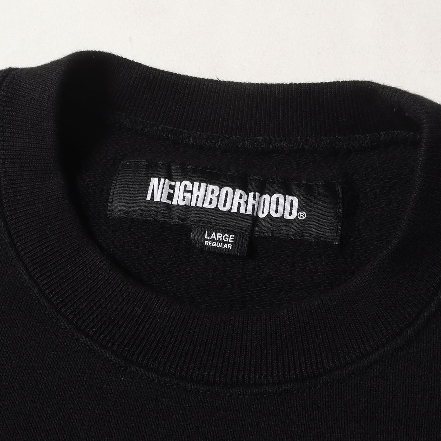24SS ブランドロゴ刺繍 クルーネック スウェット(PLAIN SWEAT SHIRT LS)