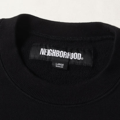 24SS ブランドロゴ刺繍 クルーネック スウェット(PLAIN SWEAT SHIRT LS)