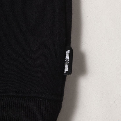 24SS ブランドロゴ刺繍 クルーネック スウェット(PLAIN SWEAT SHIRT LS)