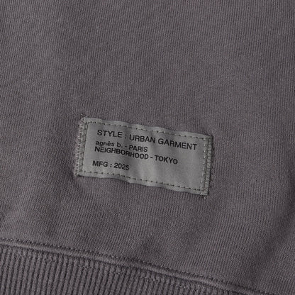25AW ×agnes b. スナップボタン スウェットパーカー(SWEAT SNAP HOODIE LS)