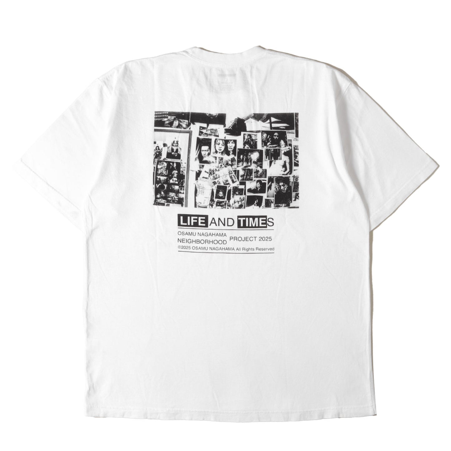 25SS ×長濱治 フォト グラフィック Tシャツ