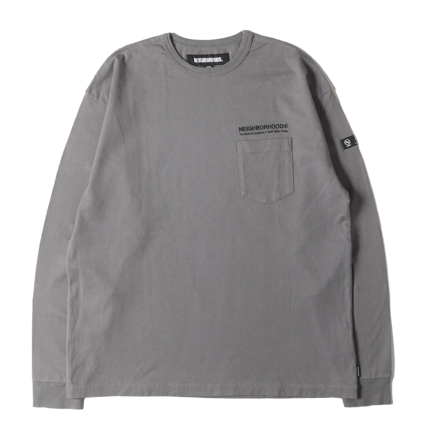 22AW ロゴ刺繍 ロングスリーブ ポケット Tシャツ(CLASSIC-P CREWNECK LS.CO)
