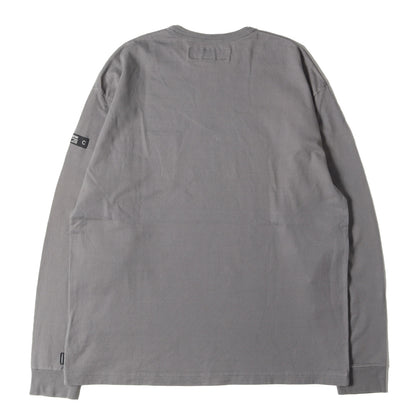 22AW ロゴ刺繍 ロングスリーブ ポケット Tシャツ(CLASSIC-P CREWNECK LS.CO)