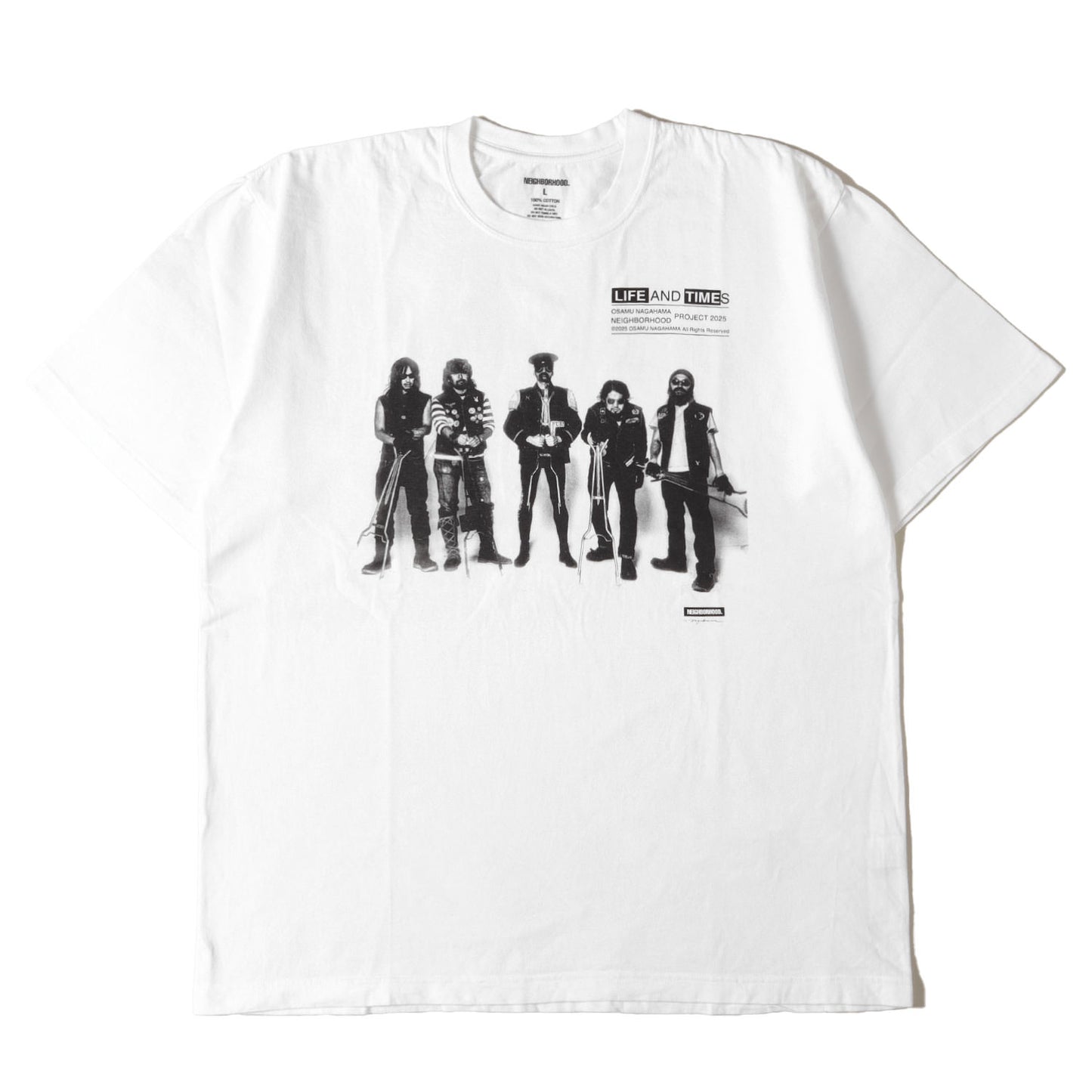 25SS ×長濱治 フォト グラフィック Tシャツ