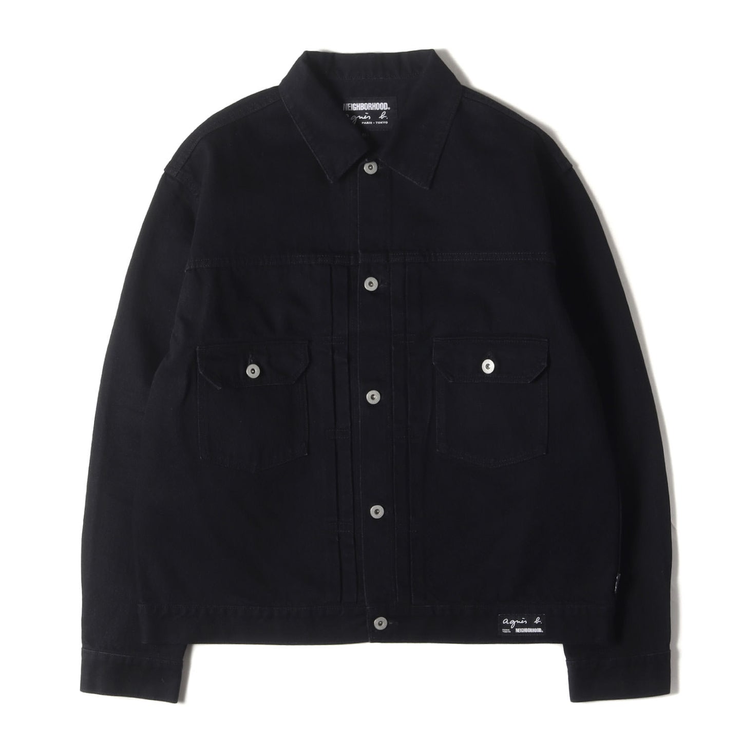 25AW ×agnes b. バックロゴ 2ndタイプ デニムジャケット(TYPE-2 JACKET)