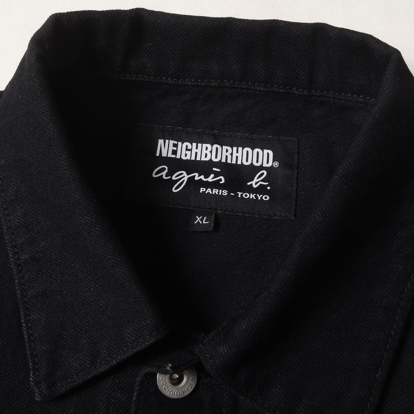 25AW ×agnes b. バックロゴ 2ndタイプ デニムジャケット(TYPE-2 JACKET)