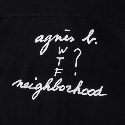 25AW ×agnes b. バックロゴ 2ndタイプ デニムジャケット(TYPE-2 JACKET)