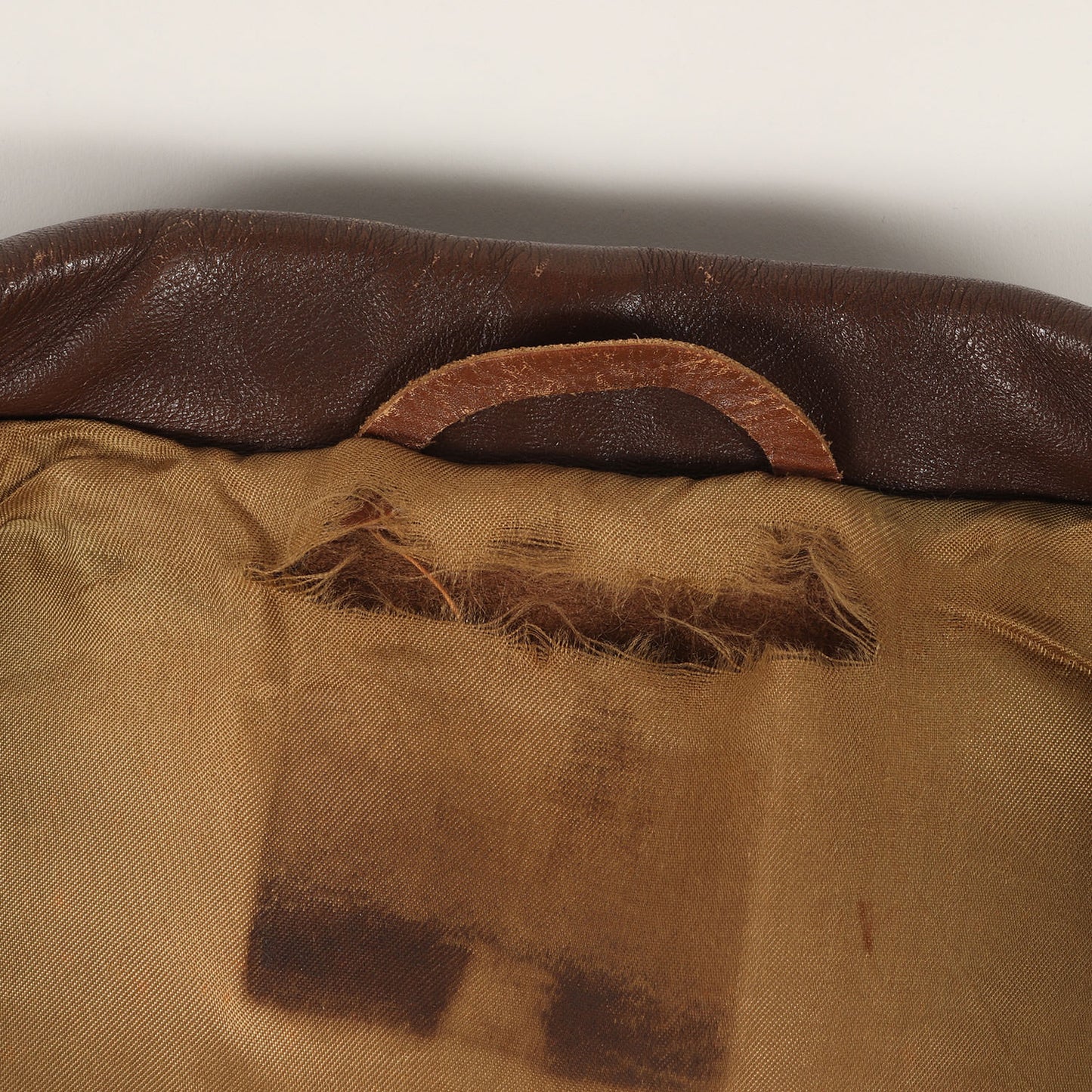 70s デザインボタン カウレザー トラッカージャケット / USA製 Leathercraft Process of America