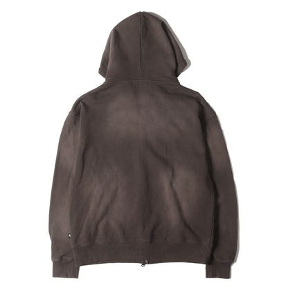 25AW サルファダイ加工 フルジップ スウェットパーカー(SULFUR DYEING LOGO ZIP SWEATSHIRT)