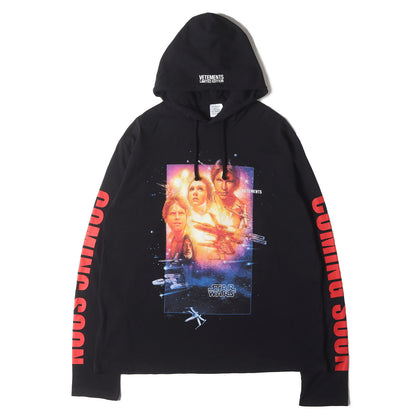 20SS ×STAR WARS ポスターデザイン フード付き ロングスリーブ Tシャツ