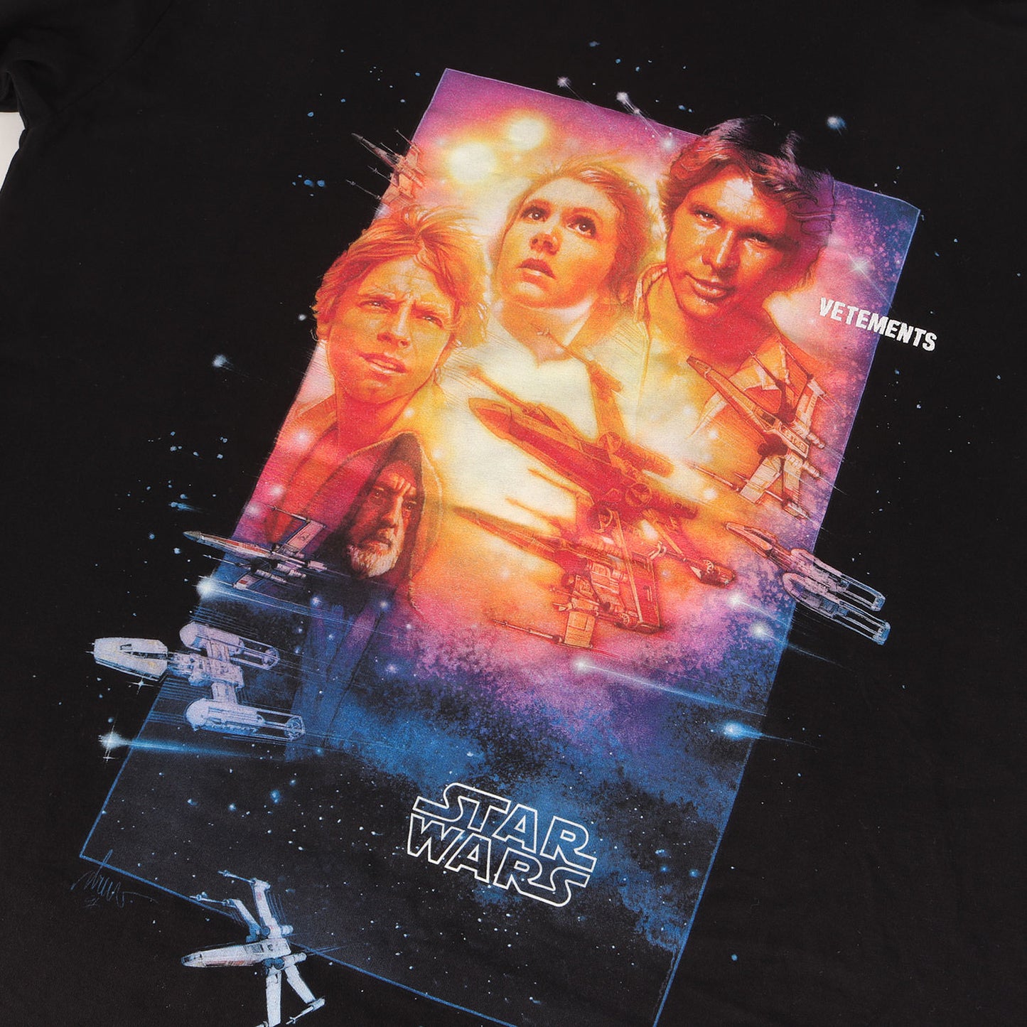 20SS ×STAR WARS ポスターデザイン フード付き ロングスリーブ Tシャツ