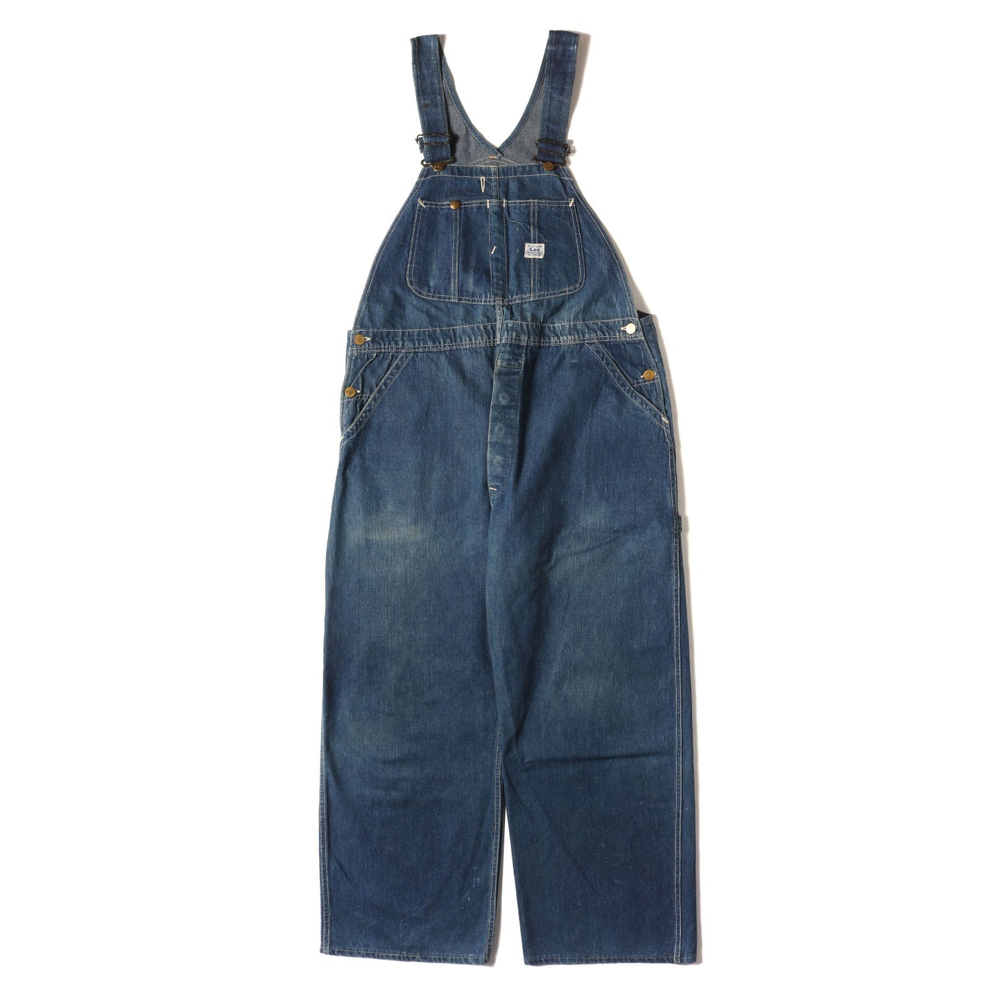 [希少 ハウスタグ] 40s JELT DENIM ロングL デニム オーバーオール