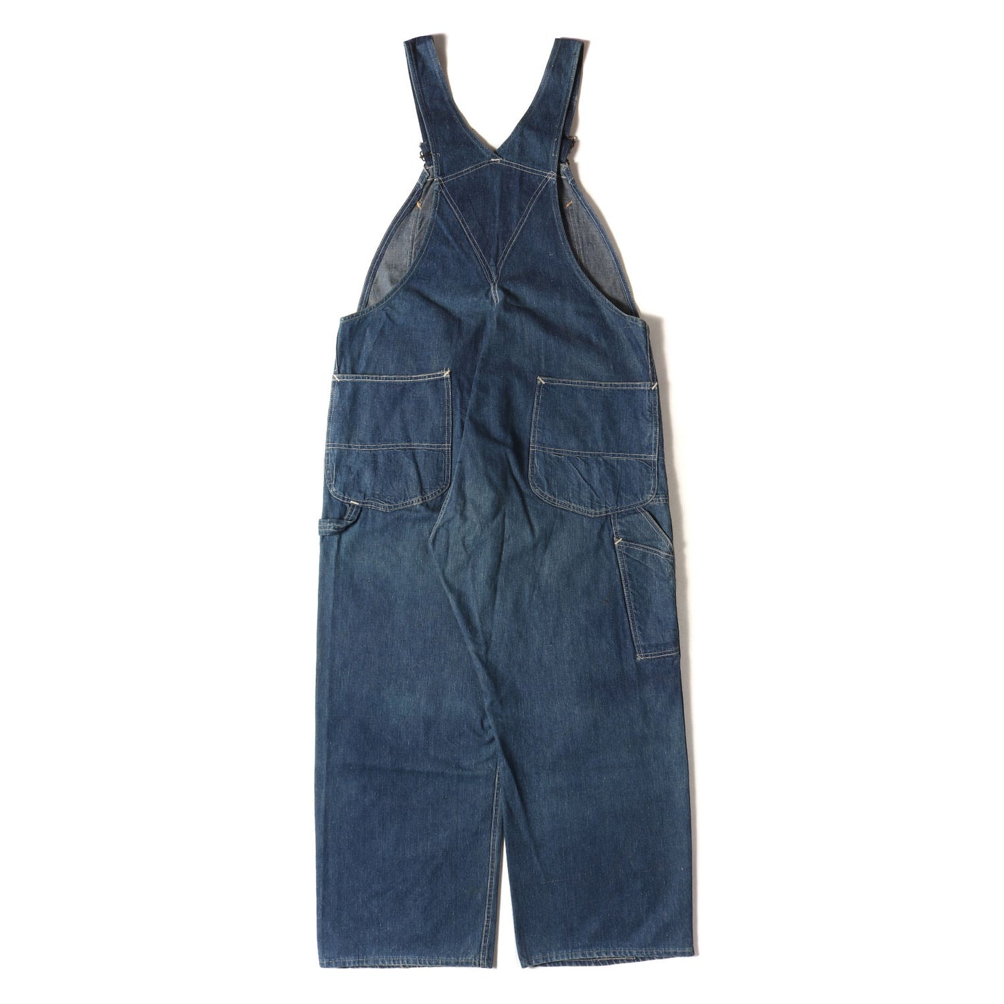 [希少 ハウスタグ] 40s JELT DENIM ロングL デニム オーバーオール