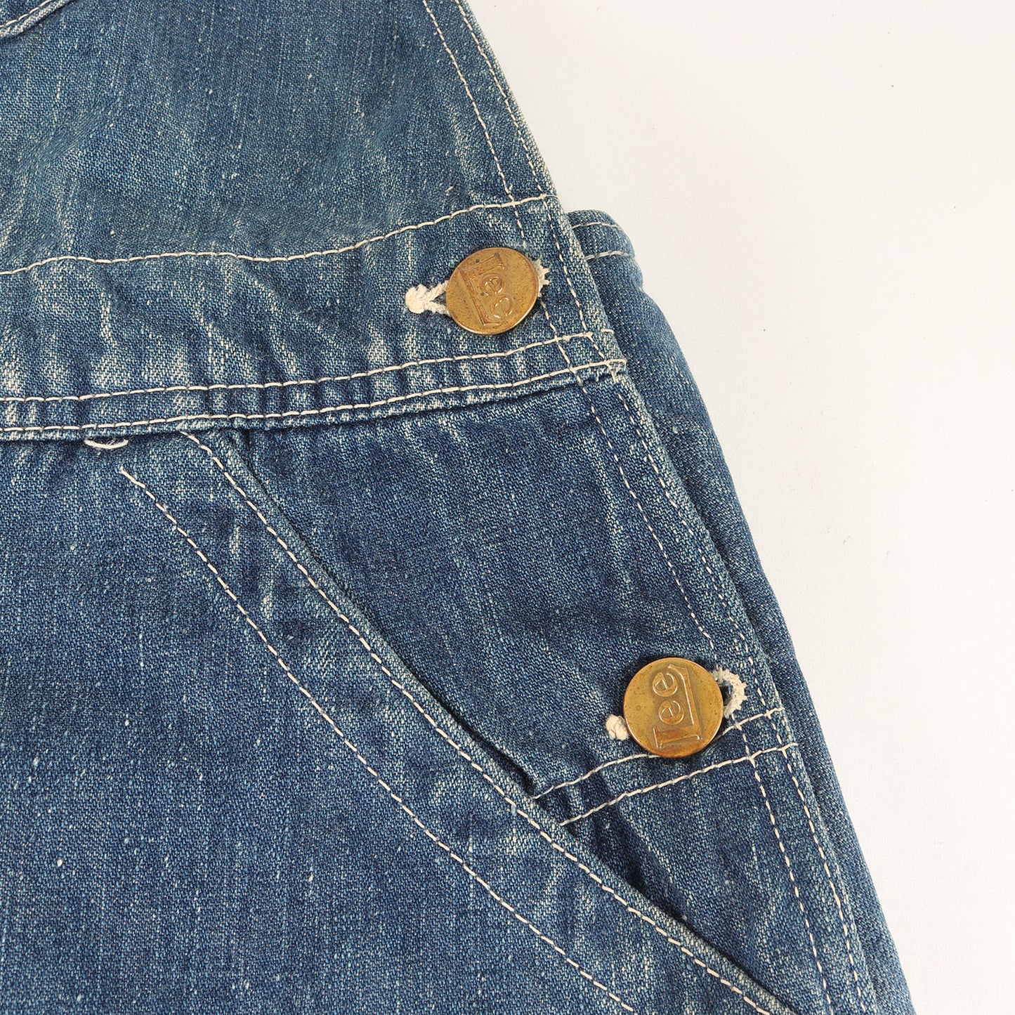 [希少 ハウスタグ] 40s JELT DENIM ロングL デニム オーバーオール