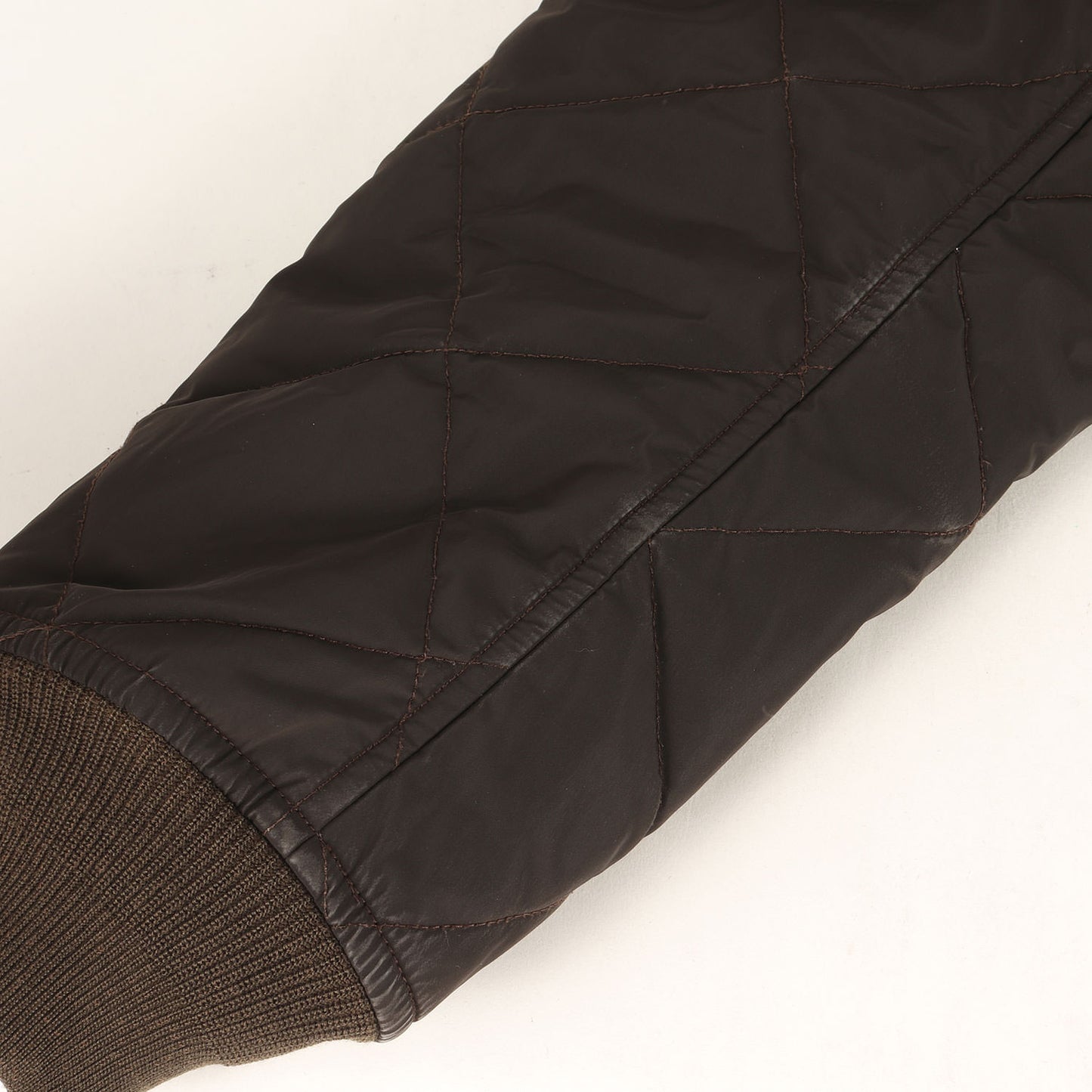 リブワーク キルティング ジップ ジャケット