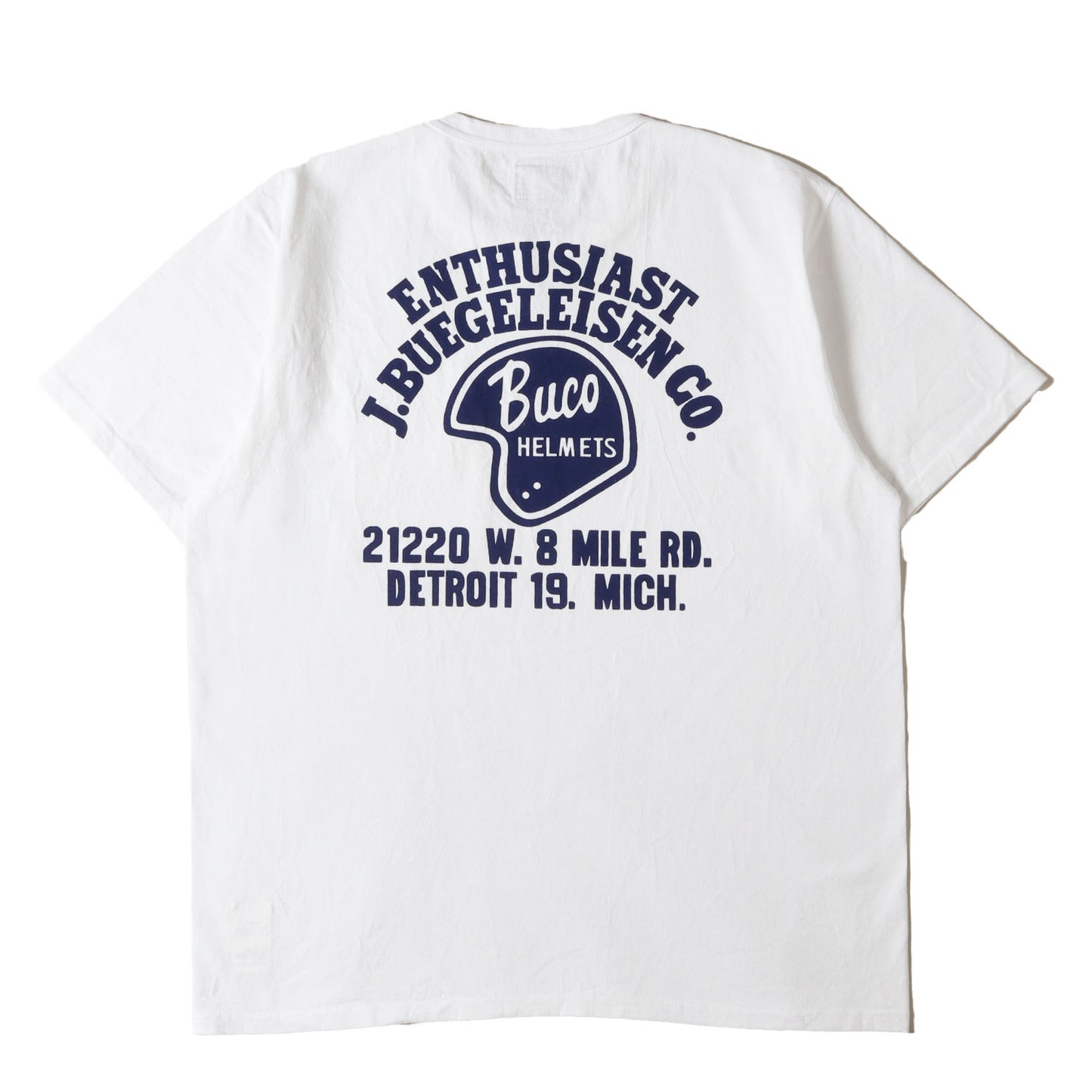 BUCO 染み込みプリント ポケット Tシャツ