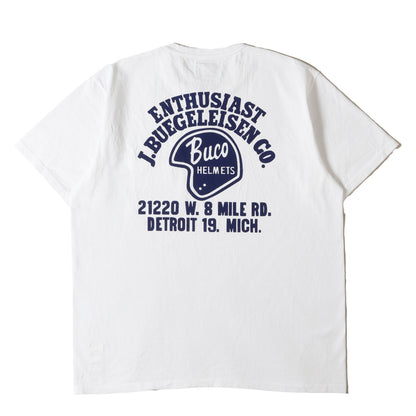 BUCO 染み込みプリント ポケット Tシャツ