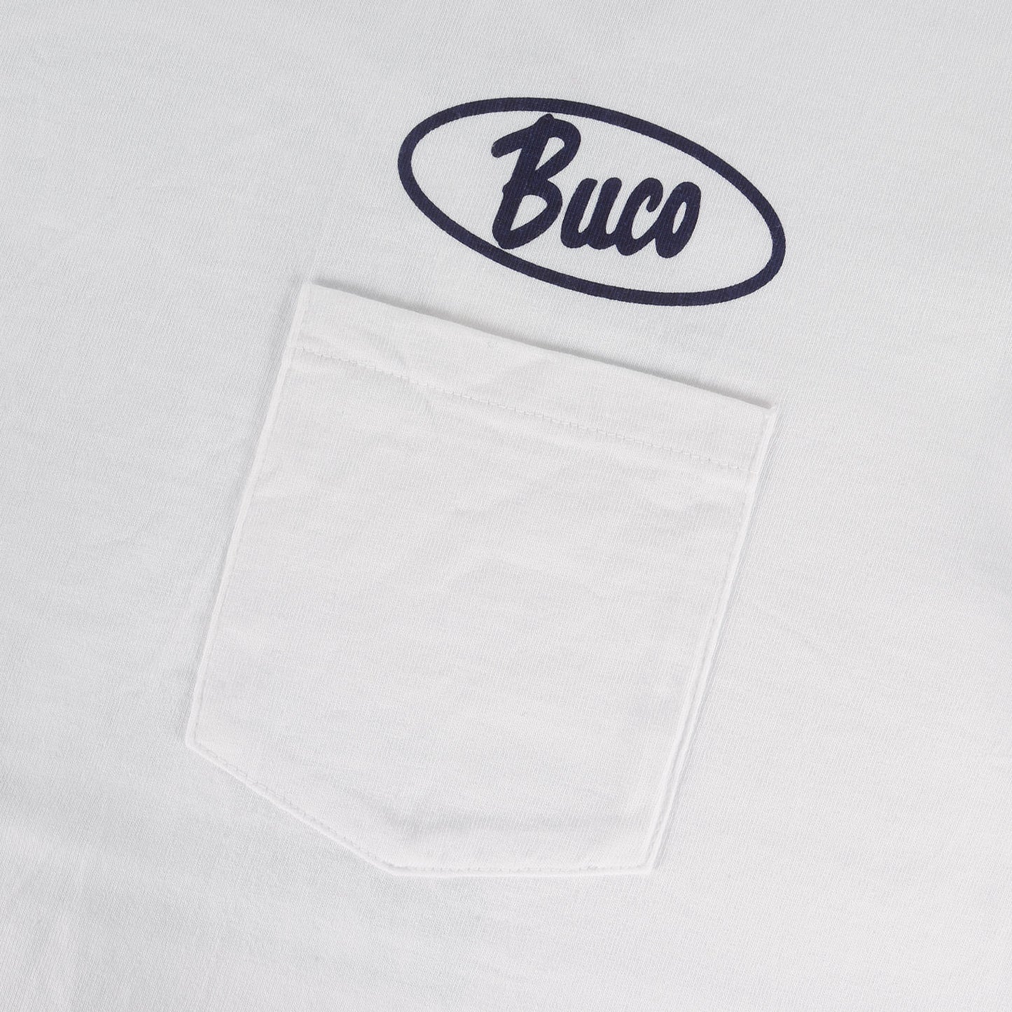 BUCO 染み込みプリント ポケット Tシャツ