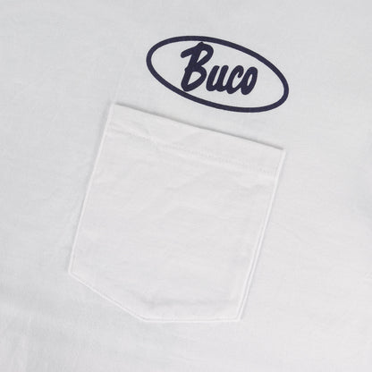 BUCO 染み込みプリント ポケット Tシャツ