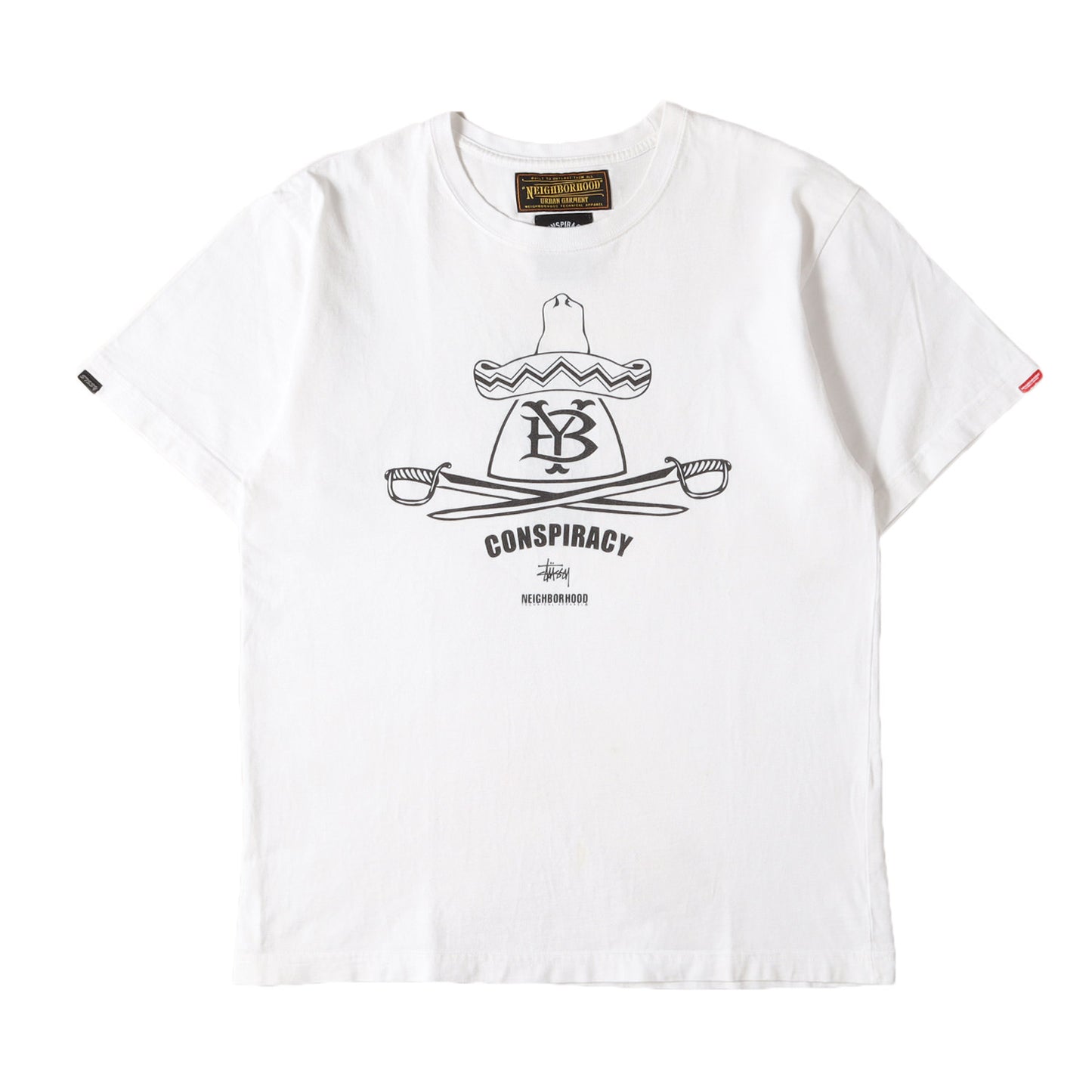 ×STUSSY Boneyards クロスソード Tシャツ