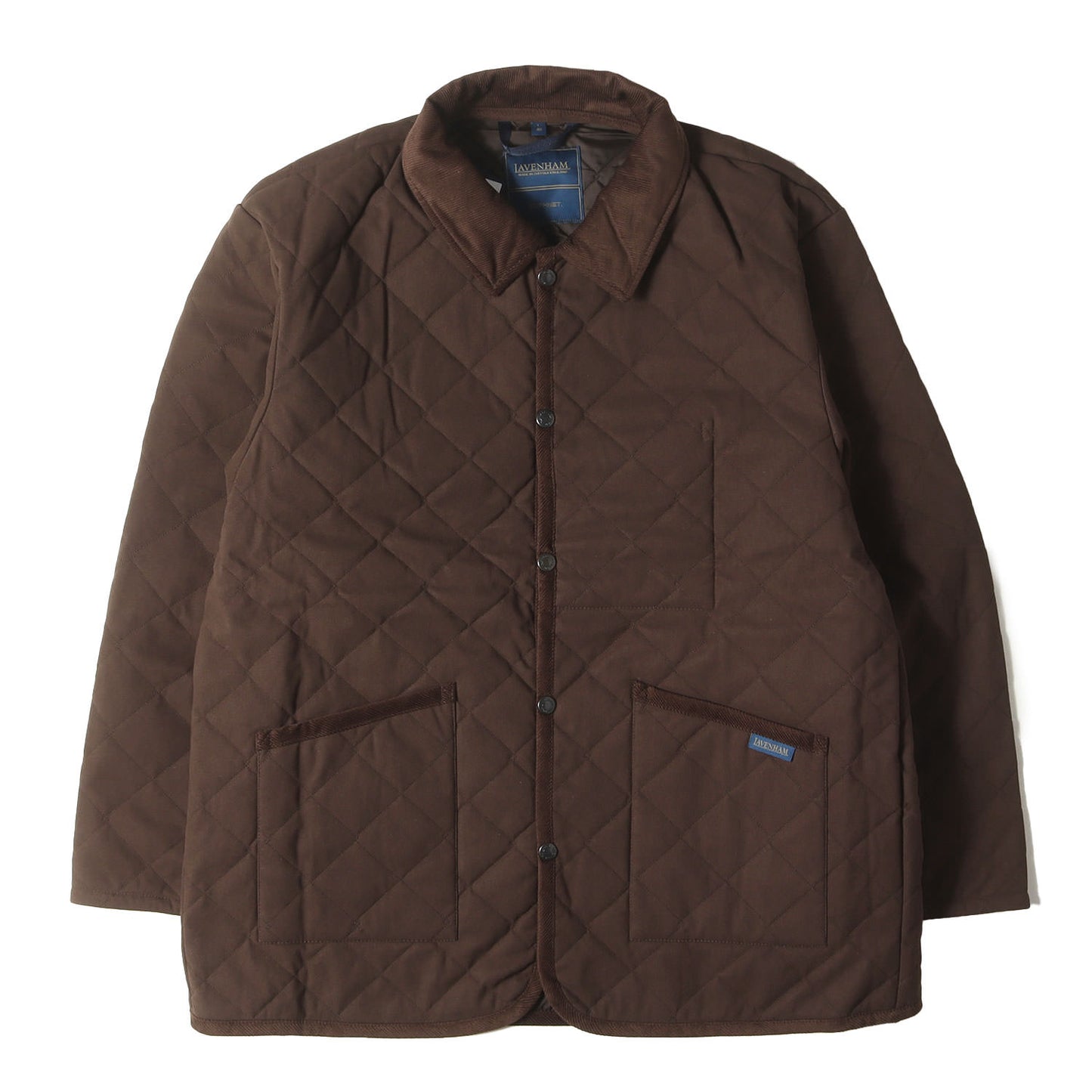 25AW 26周年記念 ×LAVENHAM フェイクスウェード オーバーサイズ キルティングジャケット(OVERSIZED DENHAM)