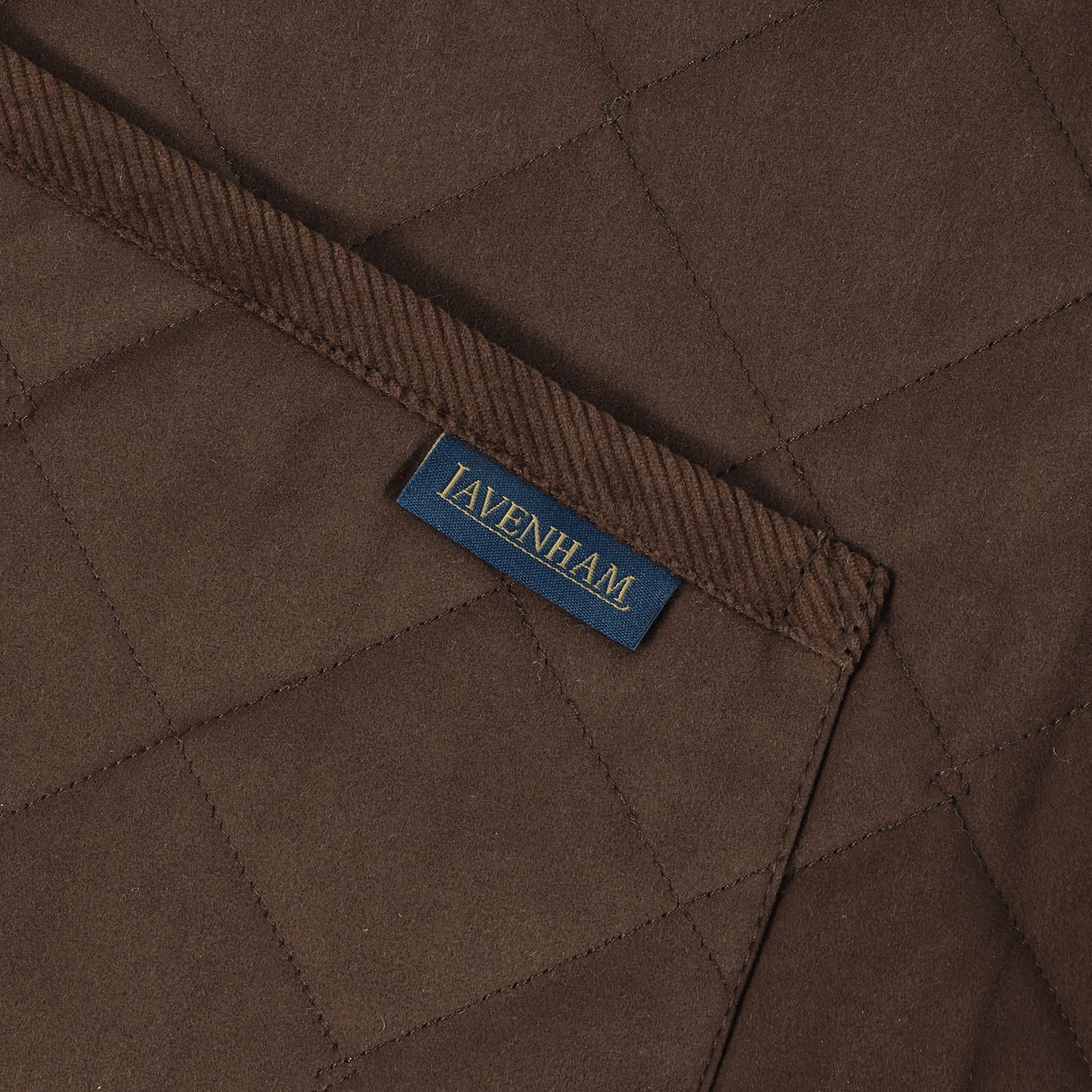 25AW 26周年記念 ×LAVENHAM フェイクスウェード オーバーサイズ キルティングジャケット(OVERSIZED DENHAM)