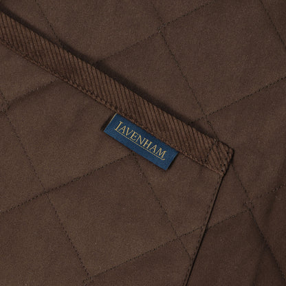25AW 26周年記念 ×LAVENHAM フェイクスウェード オーバーサイズ キルティングジャケット(OVERSIZED DENHAM)
