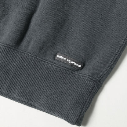 20AW 袖チェック切替し ワイド スウェット(SLEEVE PANELED WIDE CREWNECK SWEAT)